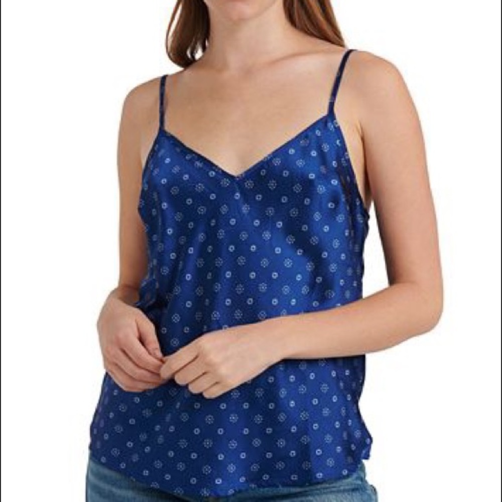Lucky BrandNatalie Dot-Print Satin Camisole